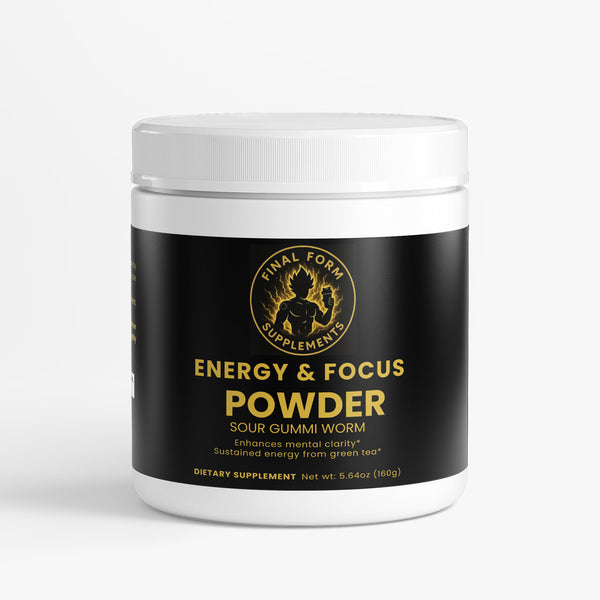 Energy & Focus Powder (Sour Gummi Worm)