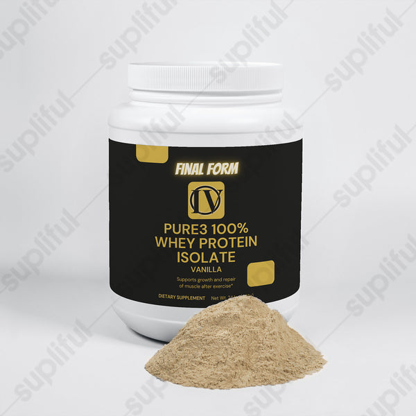 Pure3 100% Whey Protein Isolate (Vanilla)