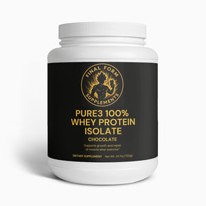 Pure3 100% Whey Protein Isolate (Chocolate)