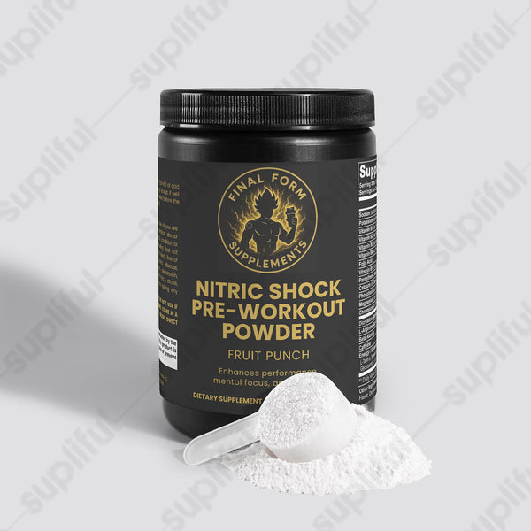 Nitric Shock Pre-Workout Powder (Fruit Punch)