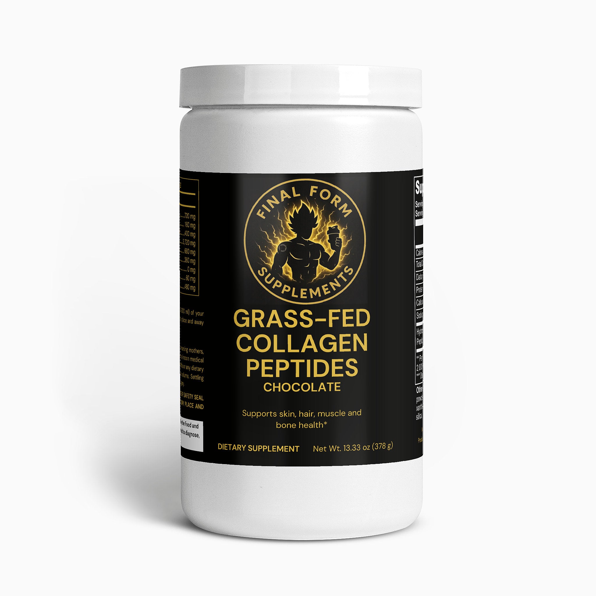 Grass-Fed Collagen Peptides Powder (Chocolate)