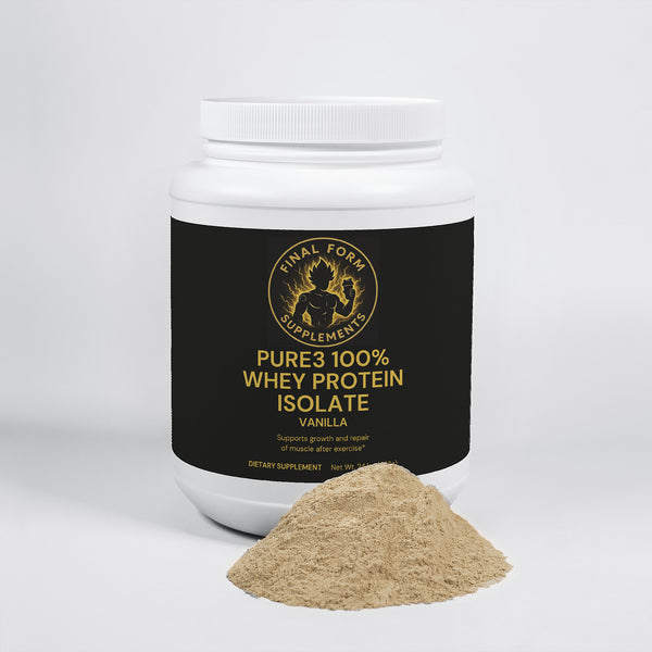 Pure3 100% Whey Protein Isolate (Vanilla)