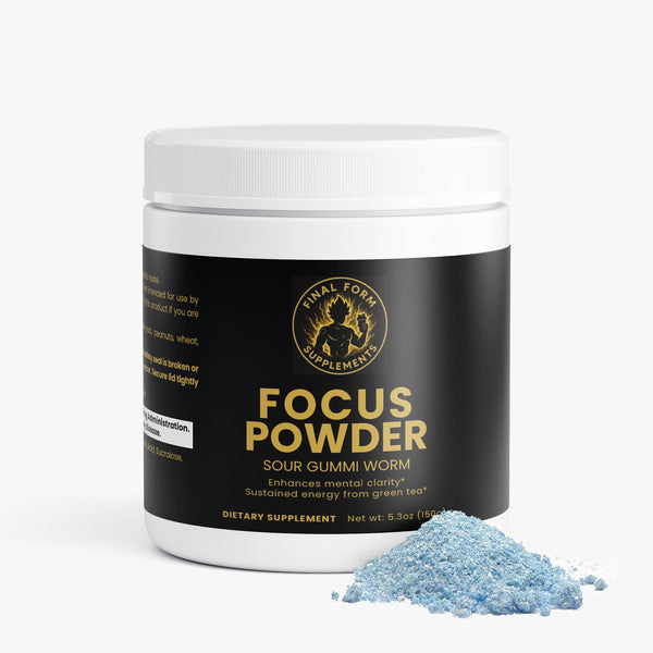 Energy & Focus Powder (Sour Gummi Worm)
