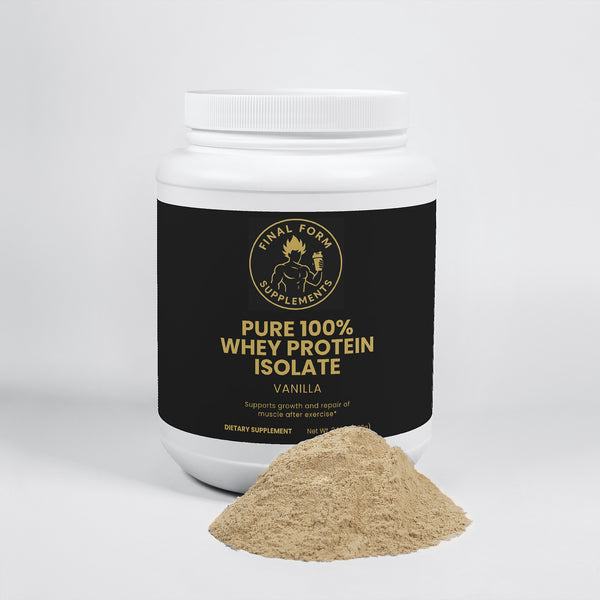 Pure 100% Whey Protein Isolate (Vanilla)