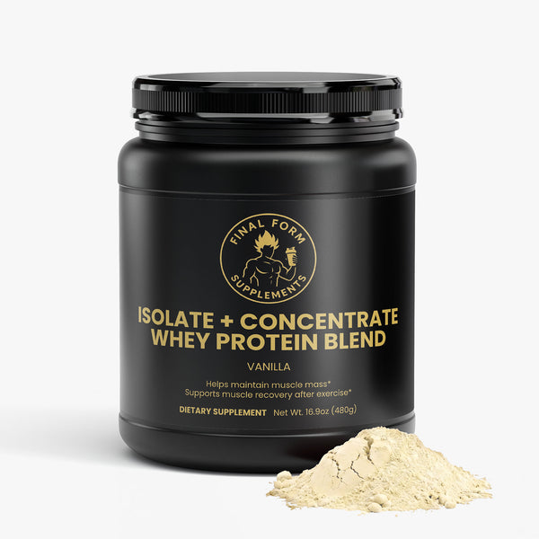 Isolate + Concentrate Whey Protein Blend (Vanilla)