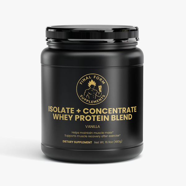 Isolate + Concentrate Whey Protein Blend (Vanilla)