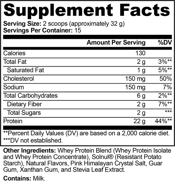Isolate + Concentrate Whey Protein Blend (Vanilla)