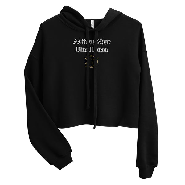 Final Form Crop Hoodie